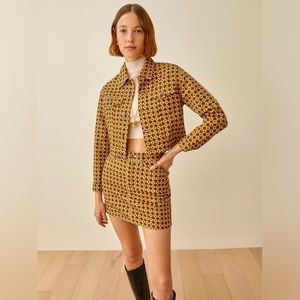 Reformation Cora Shrunken Denim Jacket